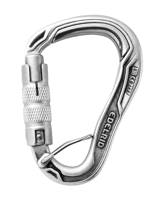 Edelrid HMS Bulletproof Triple FG  ECO– robust HMS biner for belaying
